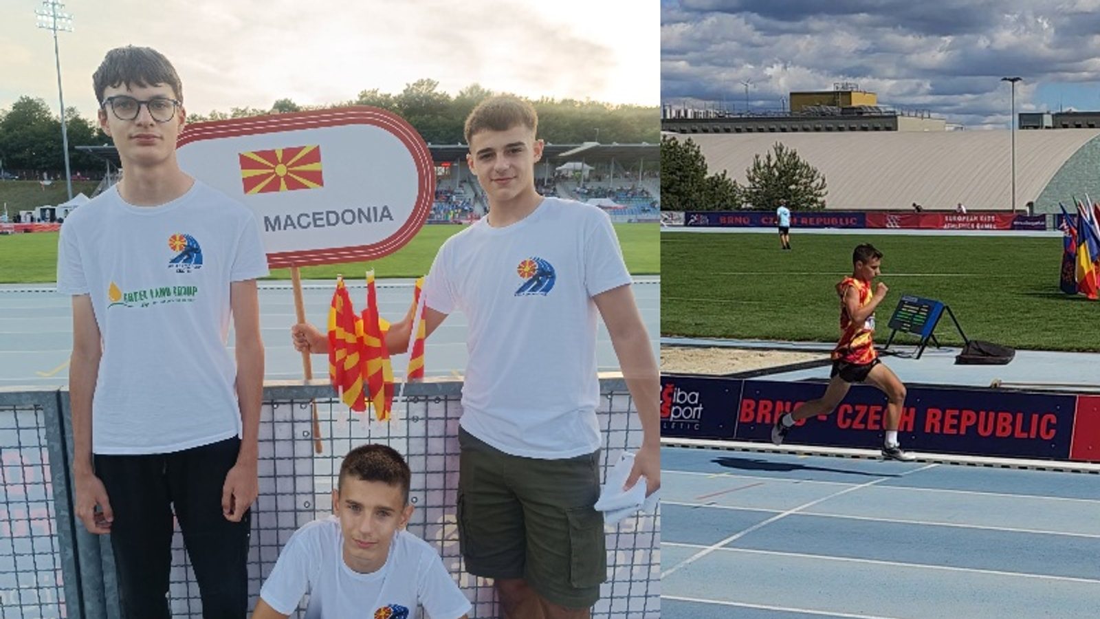 АК Аеродром Скопје на European Kids Athletics Games 2026 — Каракабаков петти во скок во далечина