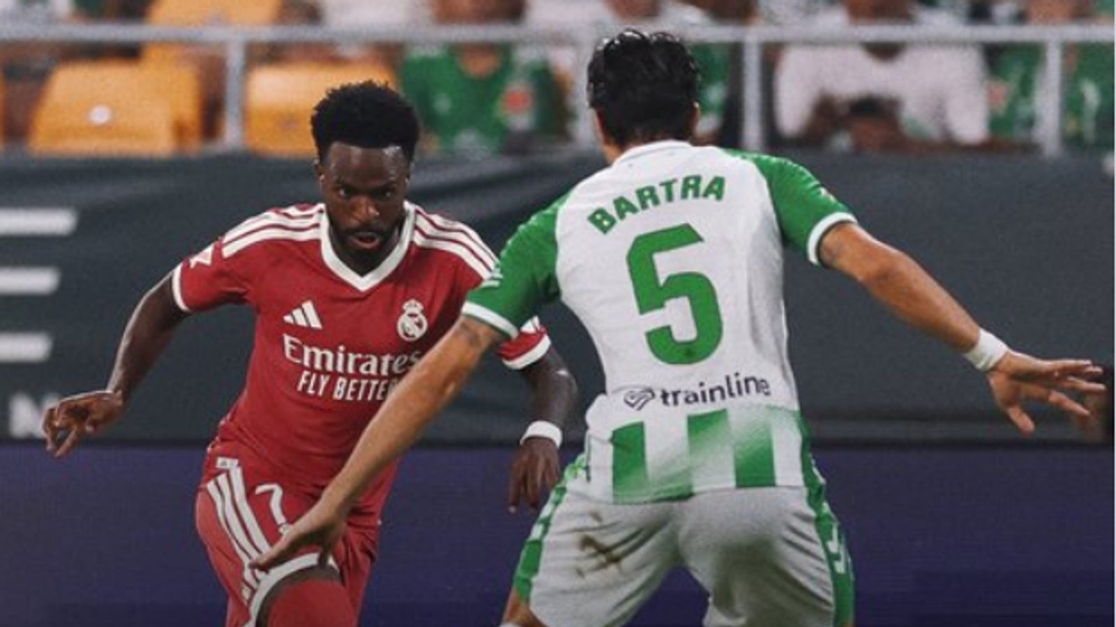 Betis defeat Mourinho's Real Madrid 1-0 in Seville as Mbappé misses late penalty