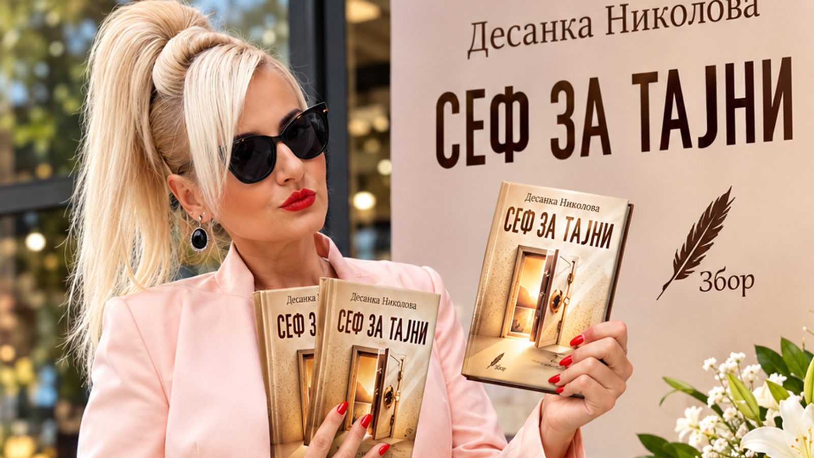 Desanka Nikolova publishes "Sef za tajni": a book that turns reading into self-reflection