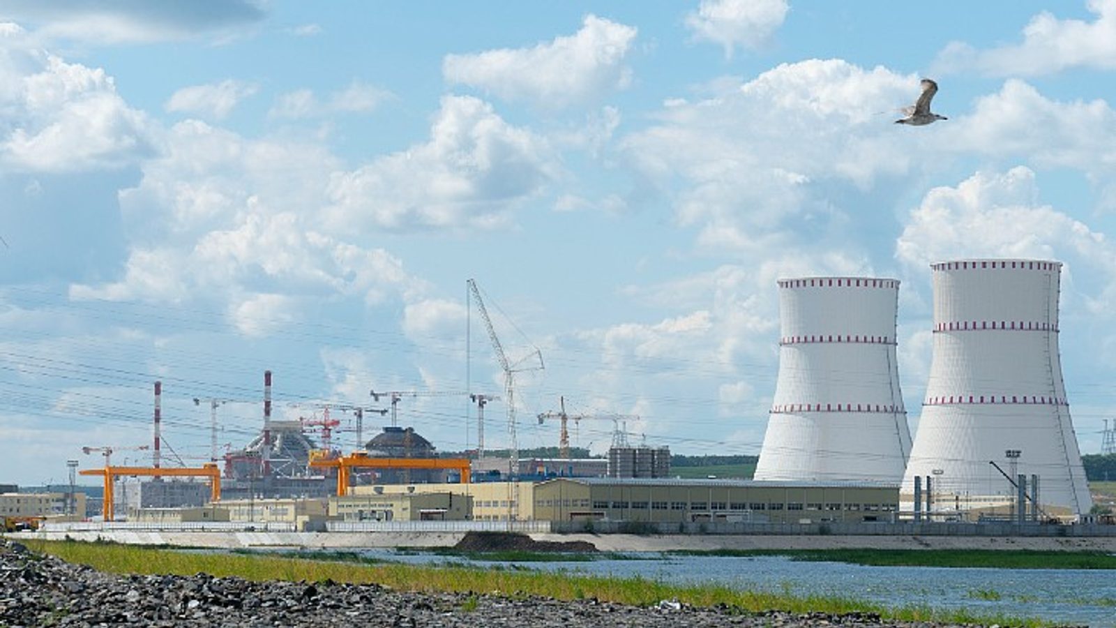 Drone strikes cooling tower at Kursk nuclear power plant