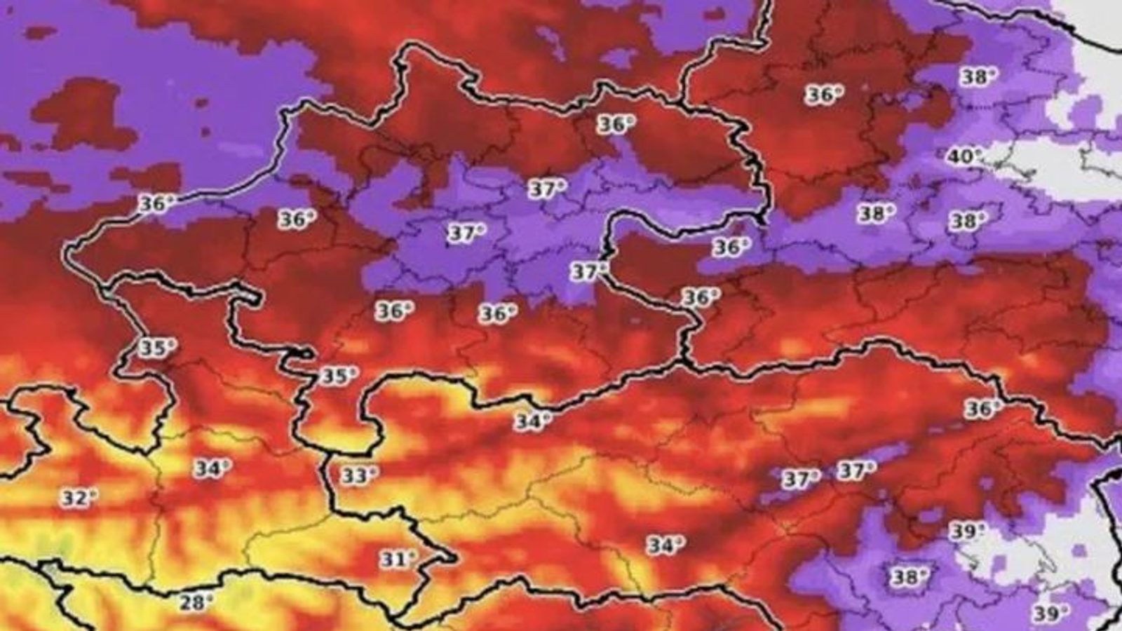 Екстремен топлотен бран ја погодува Балканот — најголем удар во среда