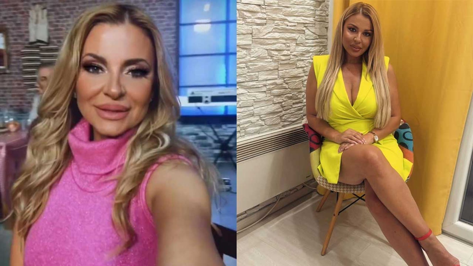 Елена Велевска ги расположува гостите со тесно фустанче и длабоко деколте