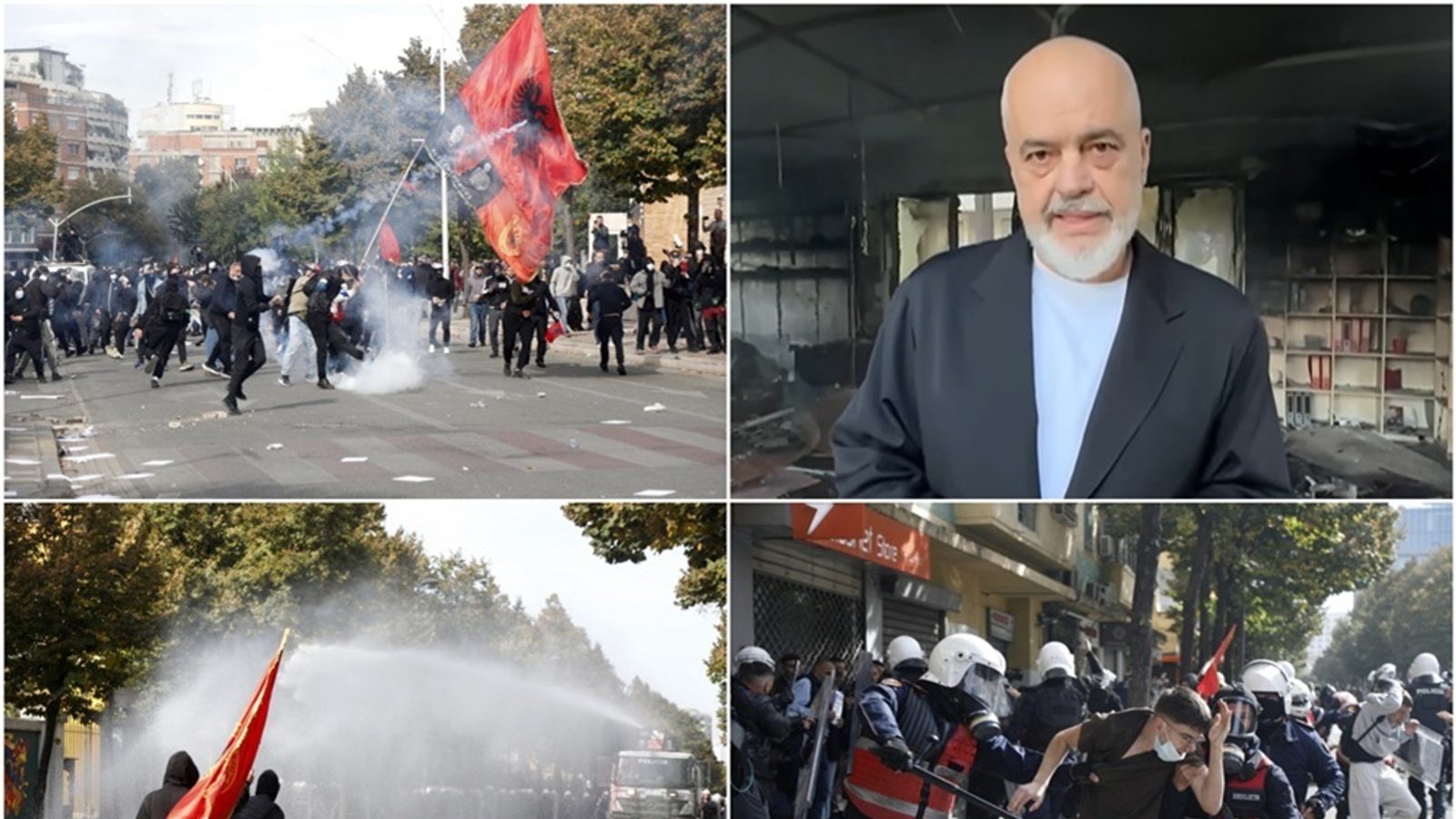 Student protests escalate in Tirana as PM Edi Rama rules out resignation