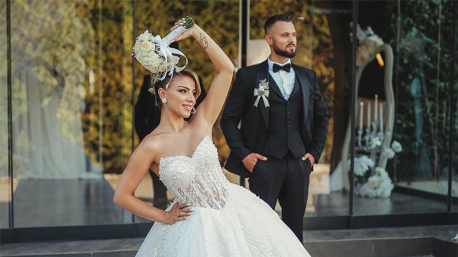 Иван Милевски и Сара на меден месец на Сејшелите