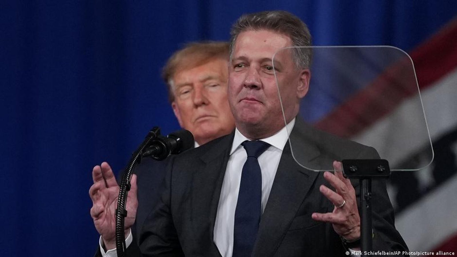 Audi CEO Gernot Döllner criticised after appearance at Donald Trump rally