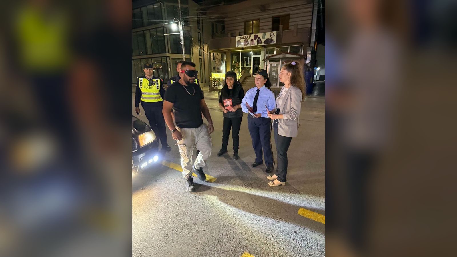Banorët e Kumanovës provuan syze që simulojnë drejtimin nën ndikimin e alkoolit