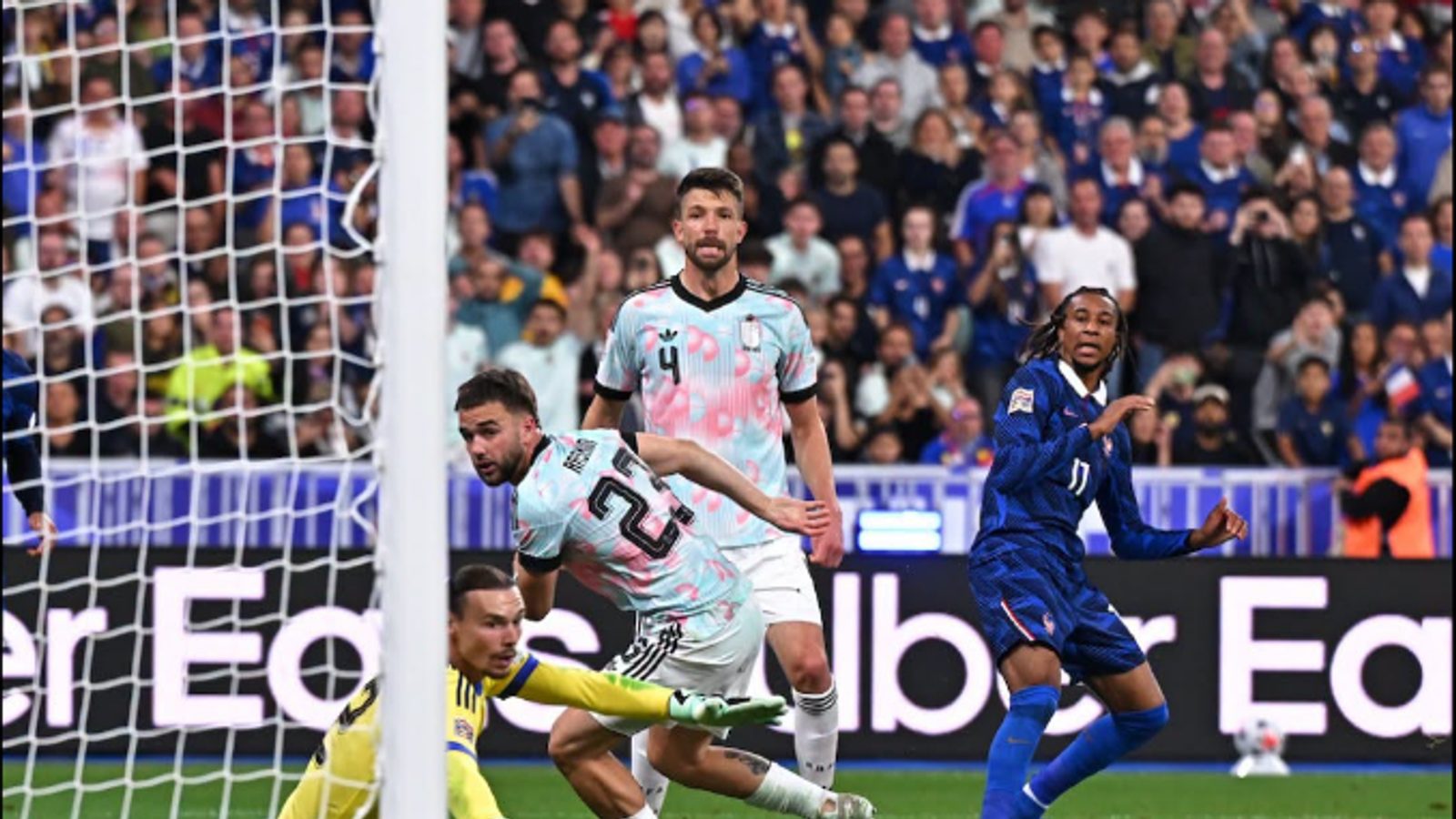 Олисе блесна — Франција од 0:1 до 4:1 против Белгија