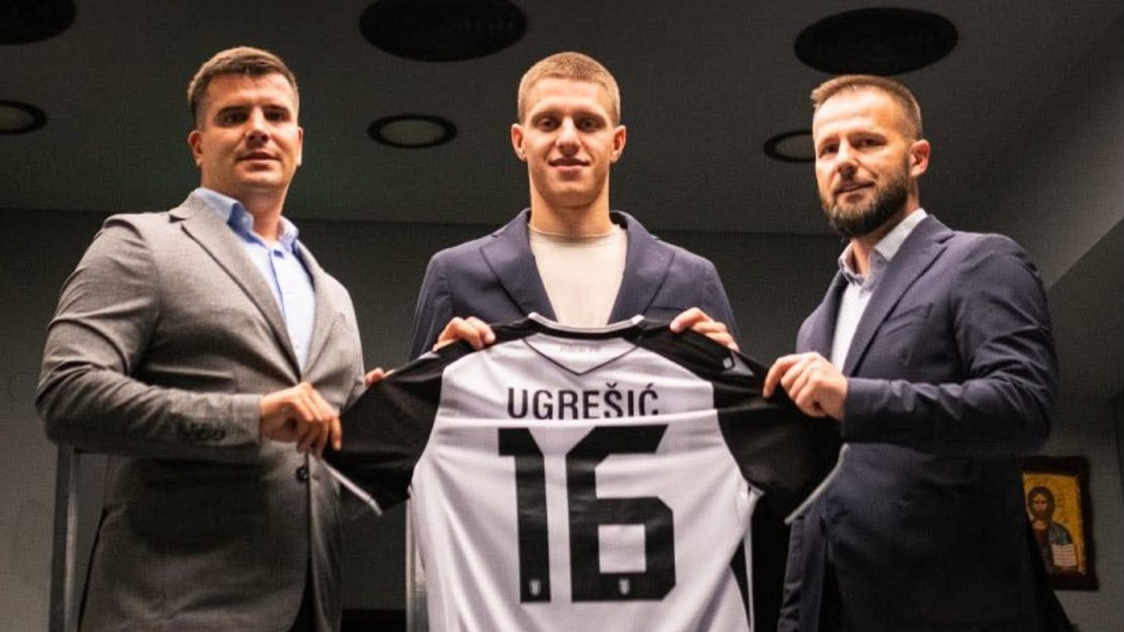 ПАОК го доведе 20-годишниот Огњен Угрешиќ од Партизан
