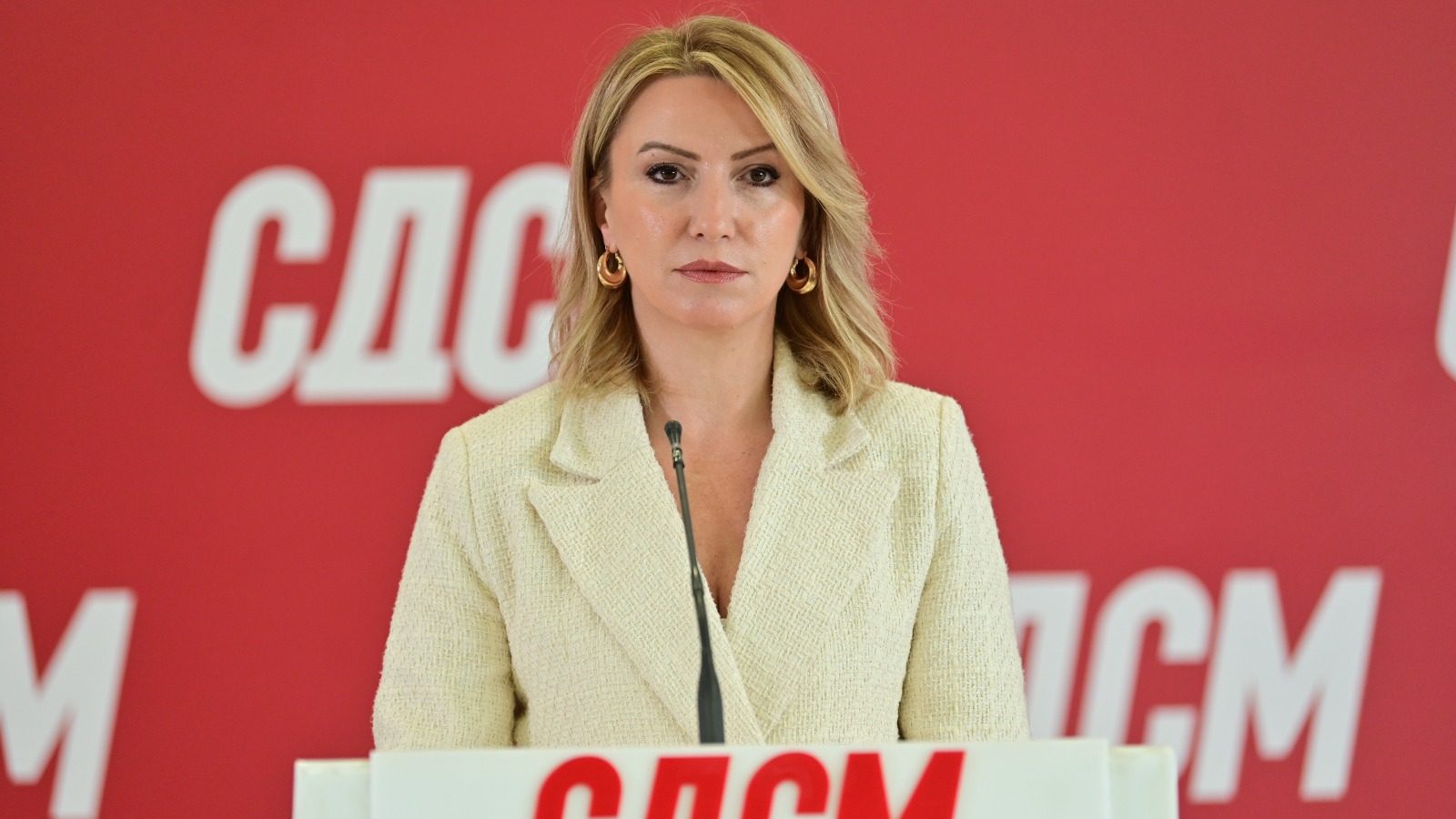 СДСМ: Падот на Александар Вучиќ ќе донесе разврска на сите криминални соработки со Мицкоски