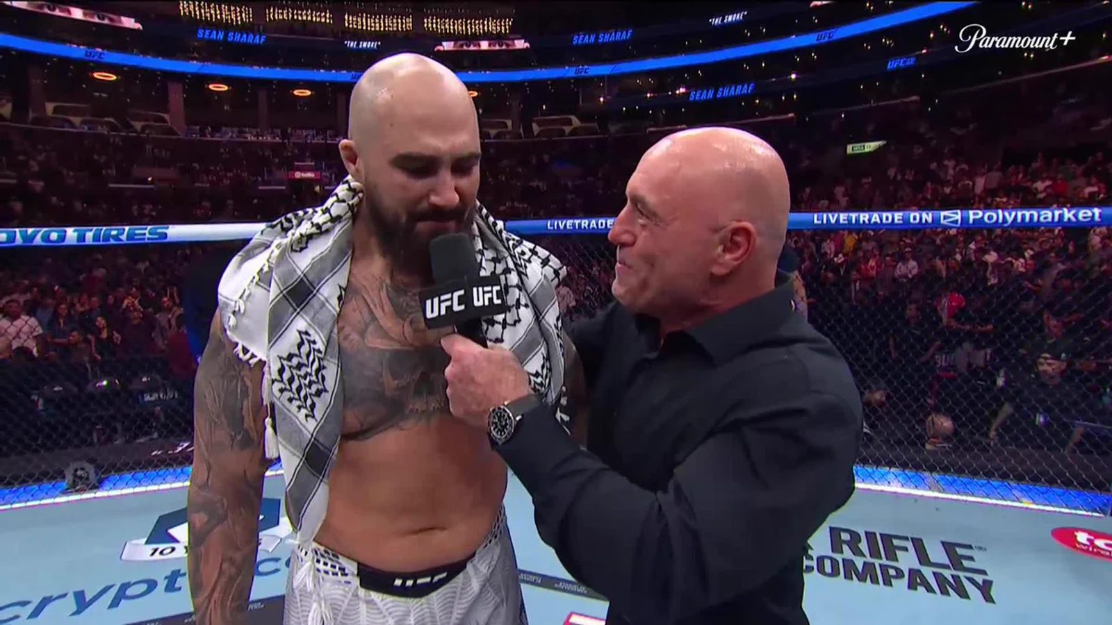 Sean Sharaf knocks out Gable Steveson in 12 seconds in Los Angeles