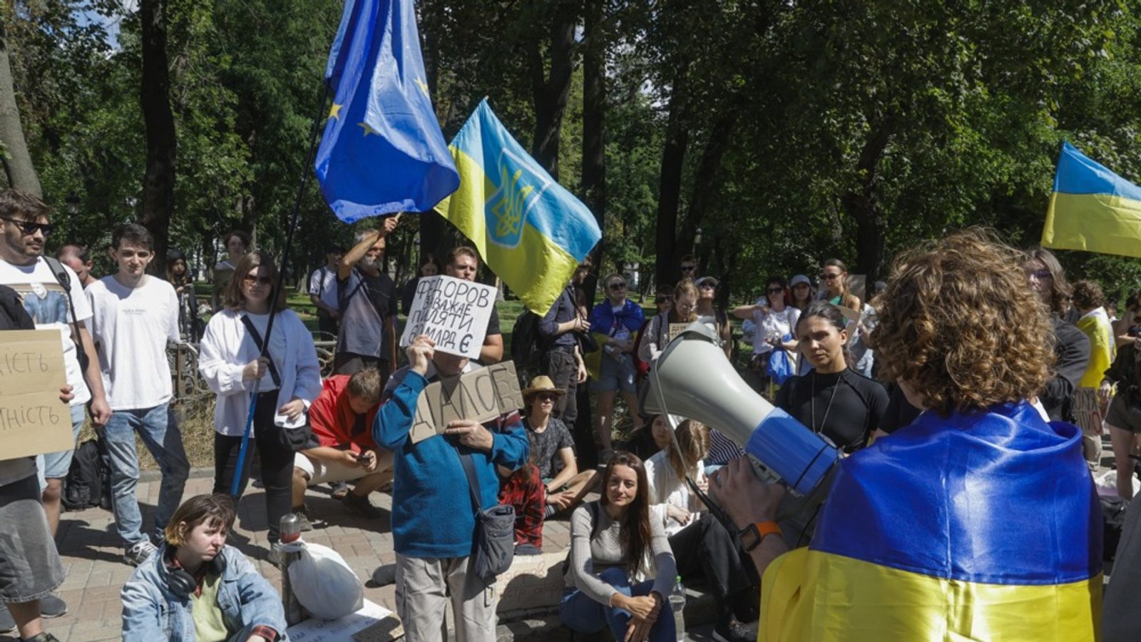 Тензии во Киев: граѓани протестираа по назначувањето на Хмара за министер за одбрана