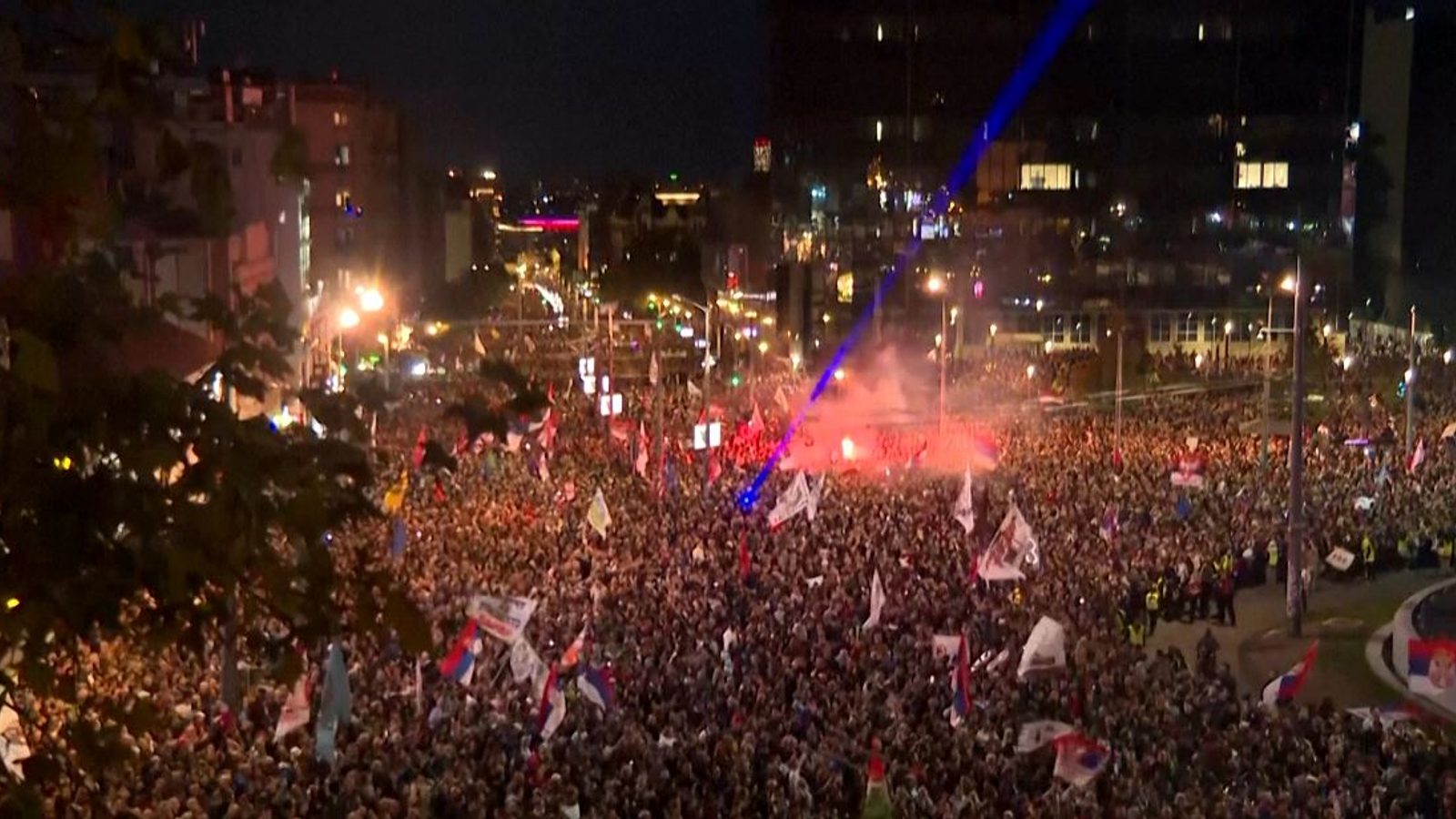 Во Србија почна изборниот молк по митингот на студентите