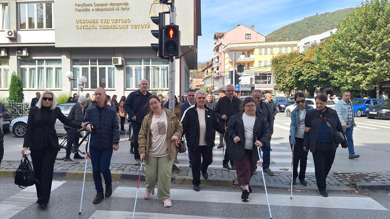 Во Тетово поставени четири семафори со звучна сигнализација за слепите и слабовидите лица