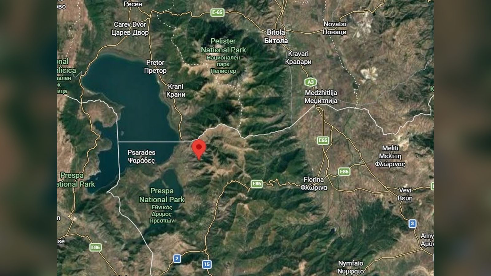 Tërmet 2,9 i ndjerë në Bitola dhe Resen